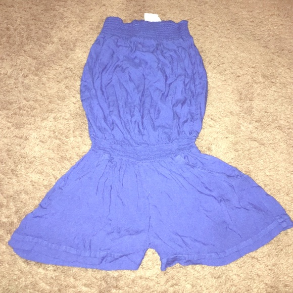Royal blue romper