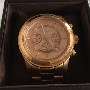 Unisex Rose Gold Michael Kors watch