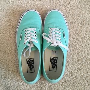 Mint Green Vans