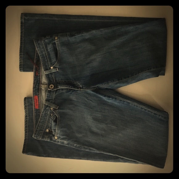 AG Angel 28R Bootcut medium denim designer jeans