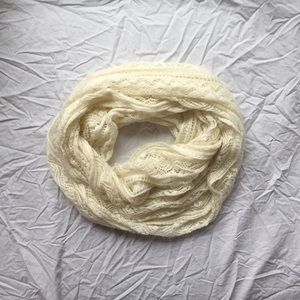 Cream Infinity Scarf