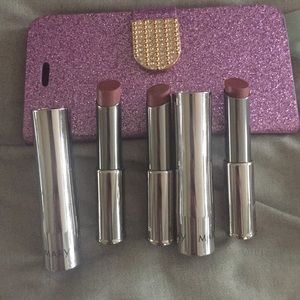 Set of three sienne brûlée lip stick