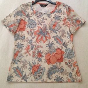 Oversized Statement Tee- Floral