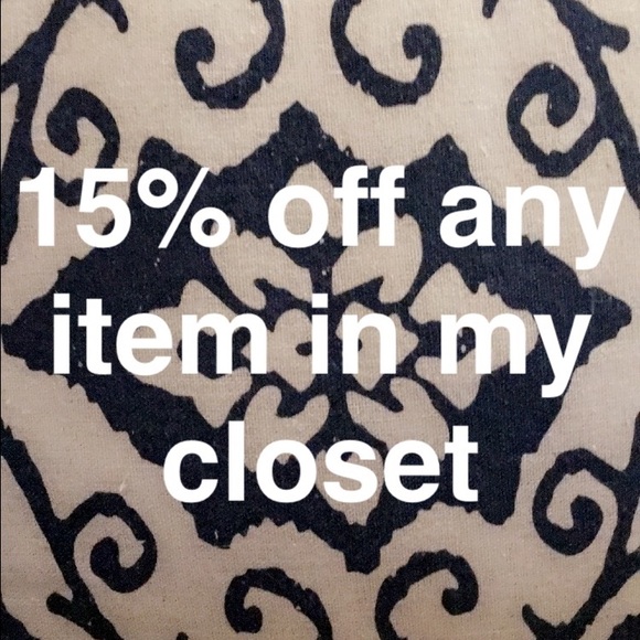 15% off any item in my closet - Picture 1 of 1