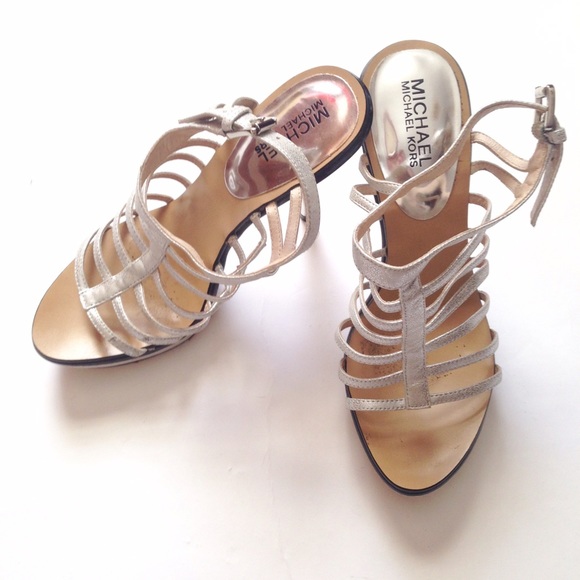 Michael Kors Silver Stilettos