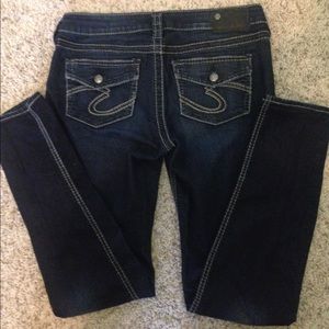 Suki Super Skinny Silver Jeans