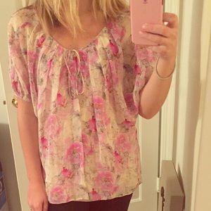 DVD Silk Floral Blouse