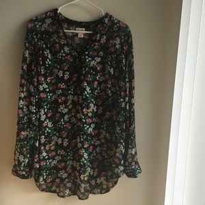 Floral Chiffon Blouse