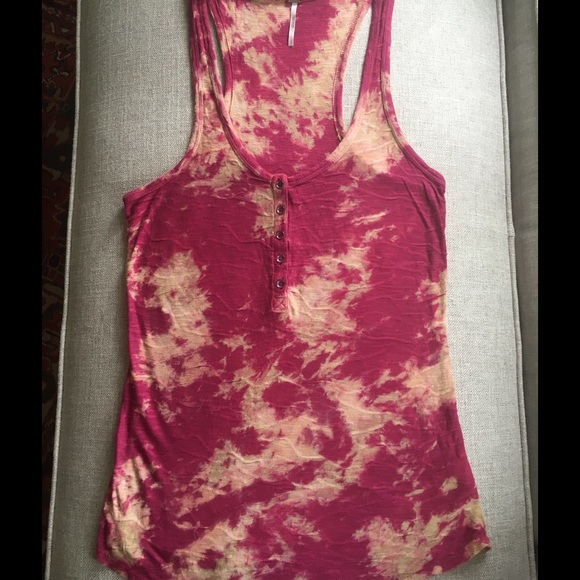 Free People tie dye tank - size small