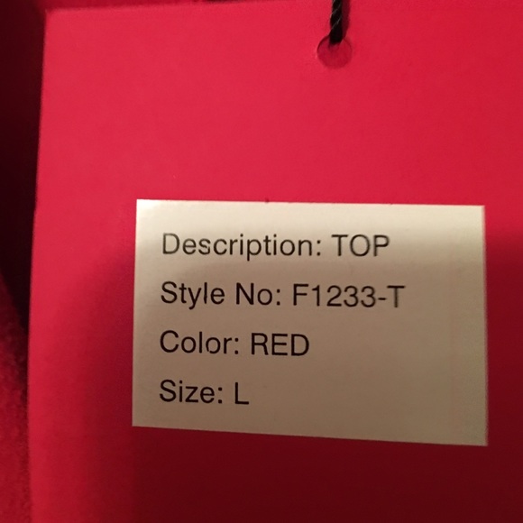 News Swade Red button down jacket - Picture 2 of 4