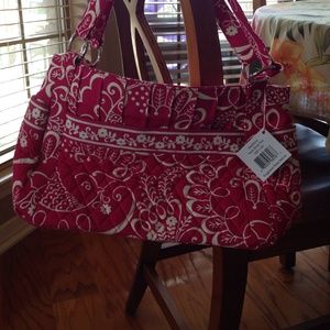 Vera Bradley Stephanie Twirly Birds Handbag