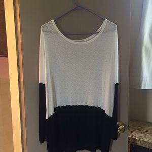 Black and White Sweater
