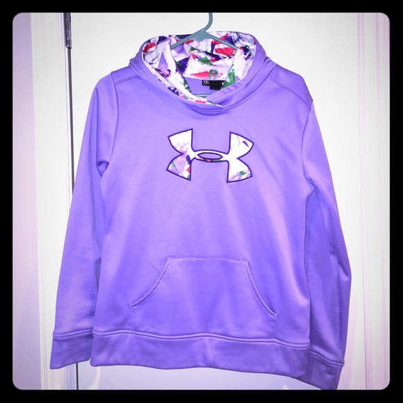 Purple Under Armour Hoodie