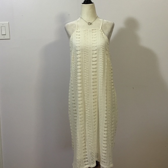 Mossimo Supply Co. Dresses & Skirts - Mossimo White Crocheted Dress- Med. NWT