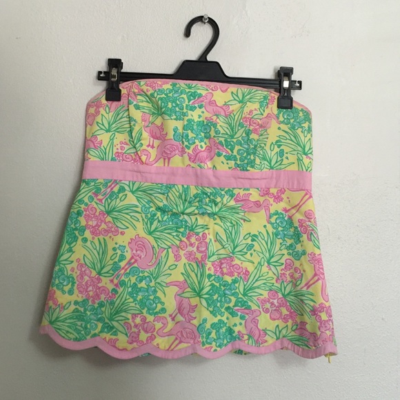 Lilly Pulitzer Scallop Edge Print Tank Top