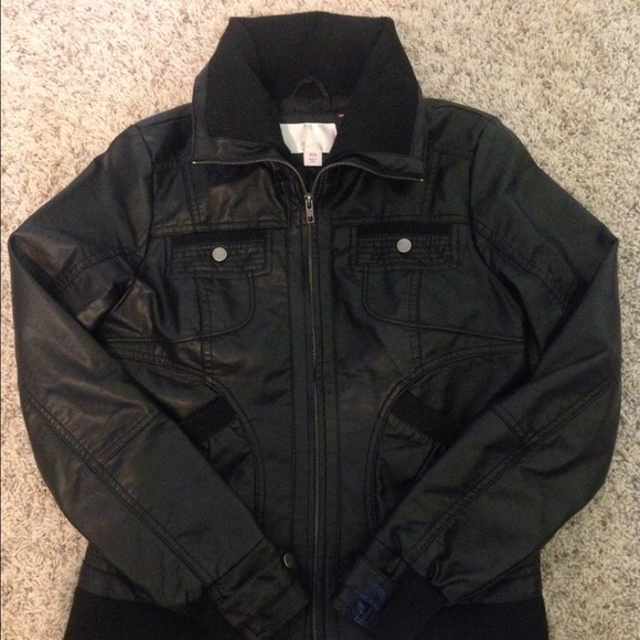 Medium Faux Leather Jacket