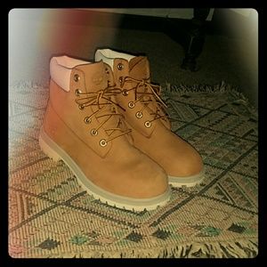 timberland boots with white trim