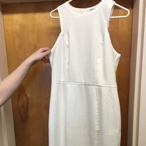 White body con dress