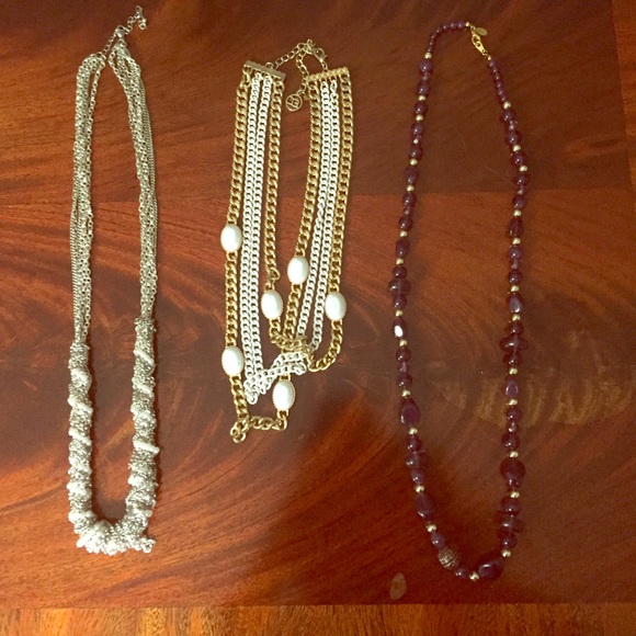 {3} FREE WITH PURCHASE bundle of necklaces!