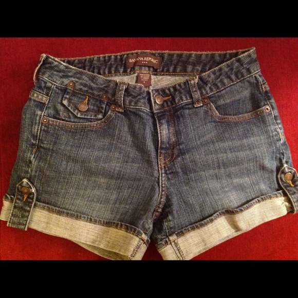 Banana Republic denim shorts, size 4