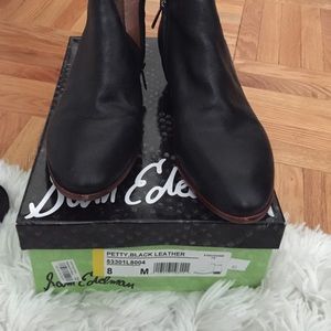 Sam Edelman petty black leather