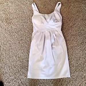 White graduation dress