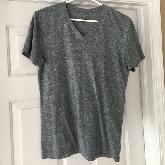 Gray v-neck