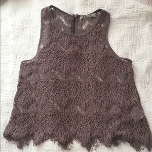 Nordstrom lace crop top