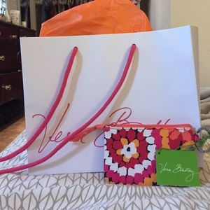 Vera Bradley "Pixie Blooms" Zip ID Case