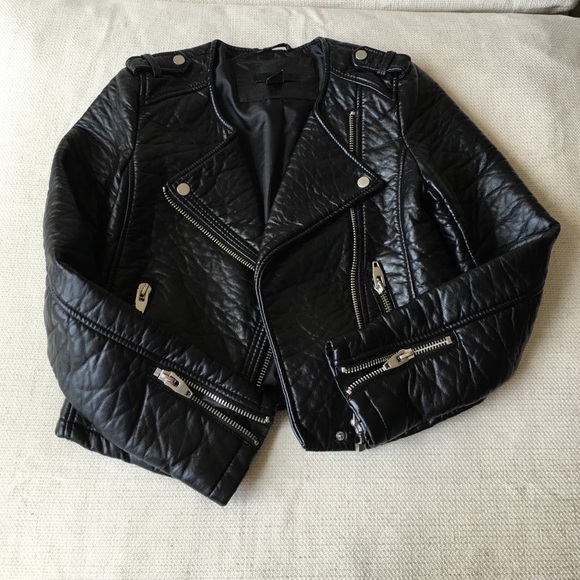 H&M leather Moto jacket