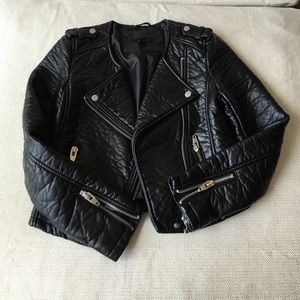 H&M leather Moto jacket