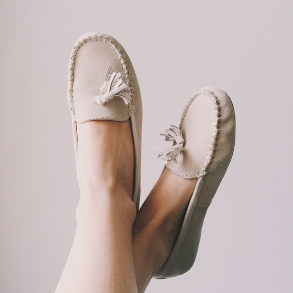Lands' End Shoes - Suede Tassel Loafer