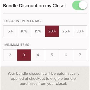 20% off 3 or more items!