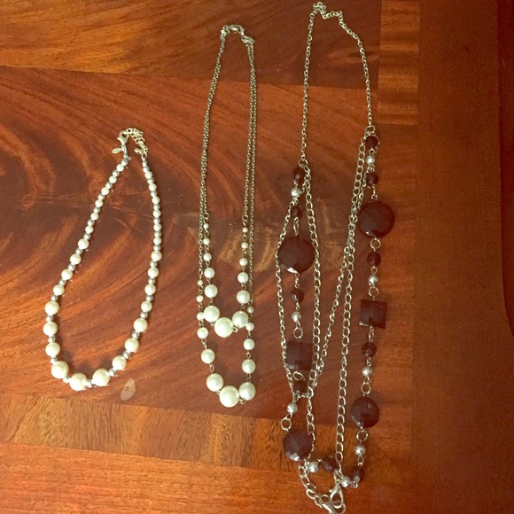 {3} FREE WITH PURCHASE bundle of necklaces!