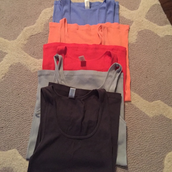 5 jcrew tank tops. Selling all for 20