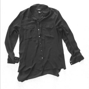 Black H&M blouse. Black H&M blouse.
