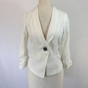 Soft White Blazer Size Small