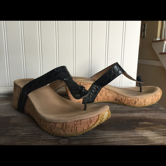 Volatile Wedge Thong Sandals