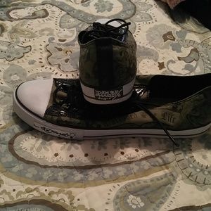 Ed Hardy sneakers men size 13 U.S. converse style