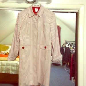 Apt 9 red/white trench coat