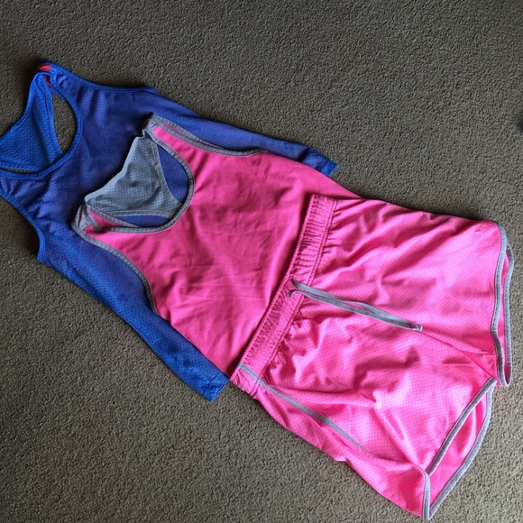 Exercise tank and shirts bundle