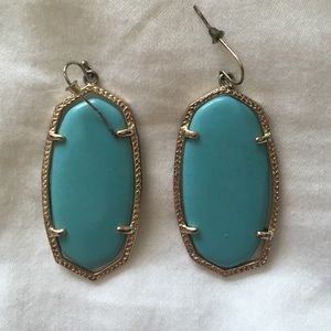 Turquoise Kendra Scott Danielle earrings