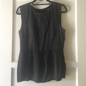 Madewell silk sleeveless top