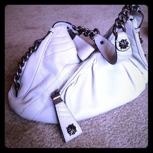 White B.Makowsky Purse