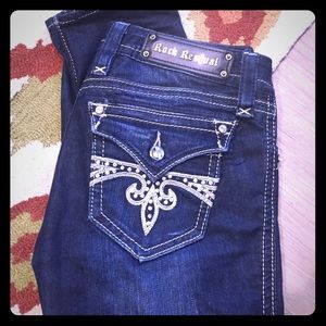 Rock Revival skinny blue jeans