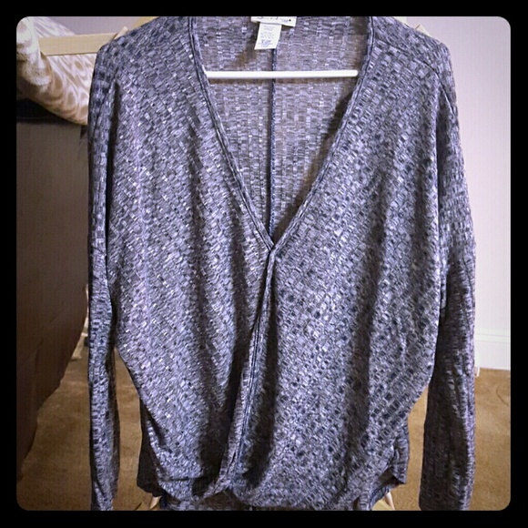 Lighter sweater with an adorable rouched bottom!