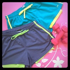 Two workout shorts