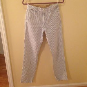 Rag & Bone Seersucker Trousers