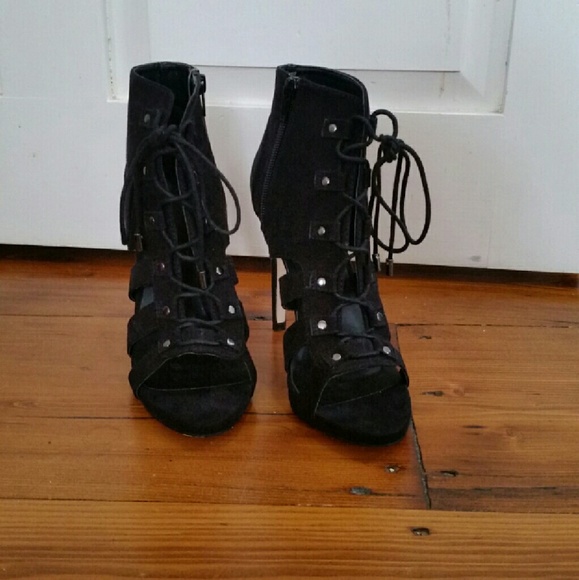 ASOS lace up high heels - Picture 2 of 4