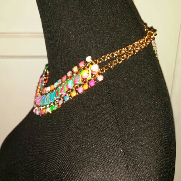 Gorgeous handmade beaded choker - Picture 2 of 4